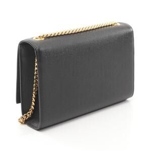 Saint Laurent Paris Kate Shoulder Bag Leather Black